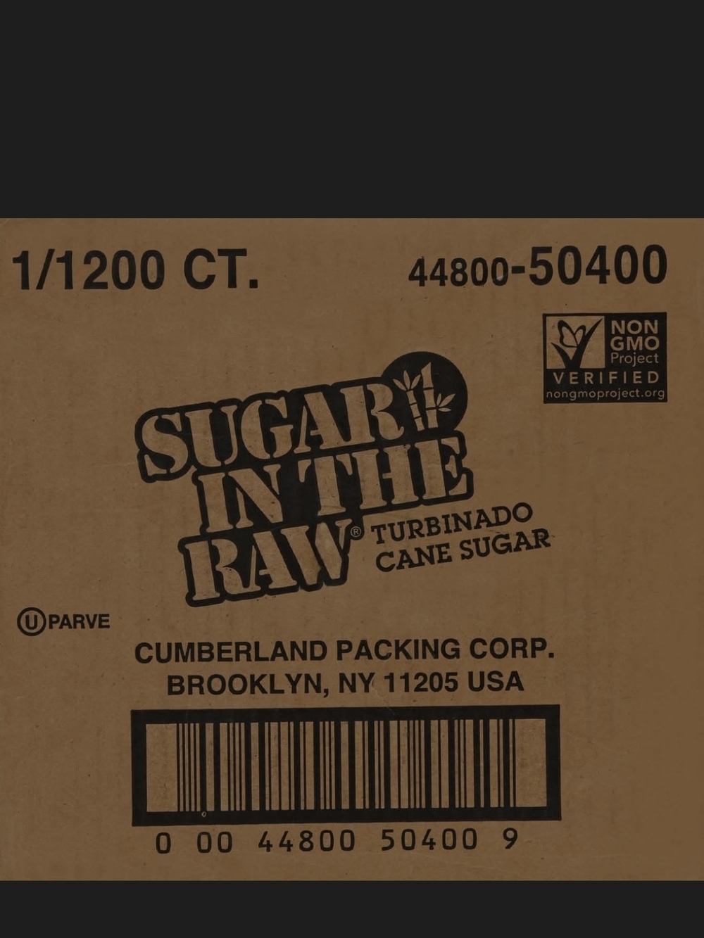 Sugar In The Raw Turbinado Cane Sugar Packet - Brown